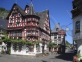 Bacharach das Weinhaus Altes Haus, ein Faschwerkaus aus dem jahre 1568 in der Oberstrasse; Vine houese Old House