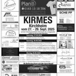 Kirmes in Euskirchen-Kirchheim 2025, Plakat
